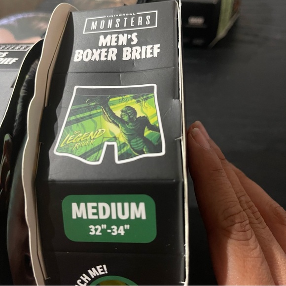 Universal Monsters Men's Boxer Brief - Dracula, Wolf Man and Monster - Picture 6 of 7